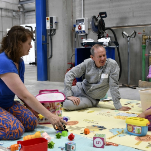 Children's play zone opening party