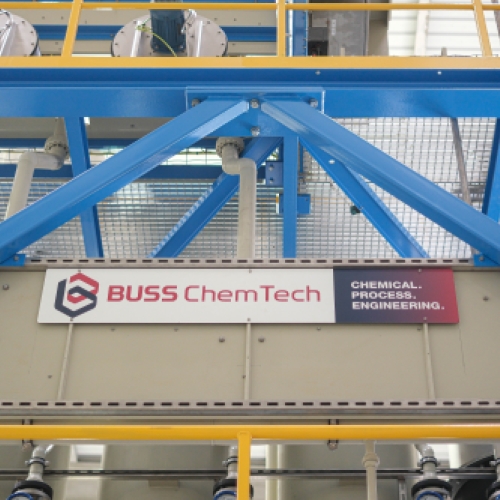 Teblick scrubber solution for BUSS ChemTech